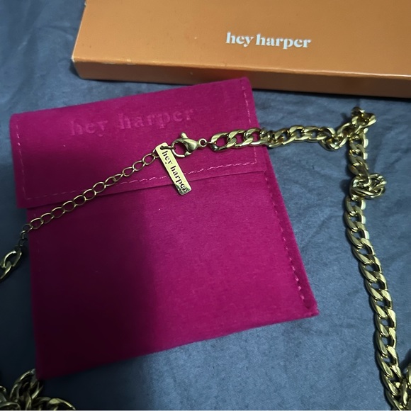 Hey Harper Yellow Gold Capri Necklace- Medium - Picture 2 of 2